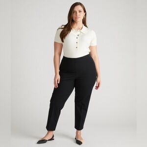 Universal Standard Magic Cotton Straight Leg Pants